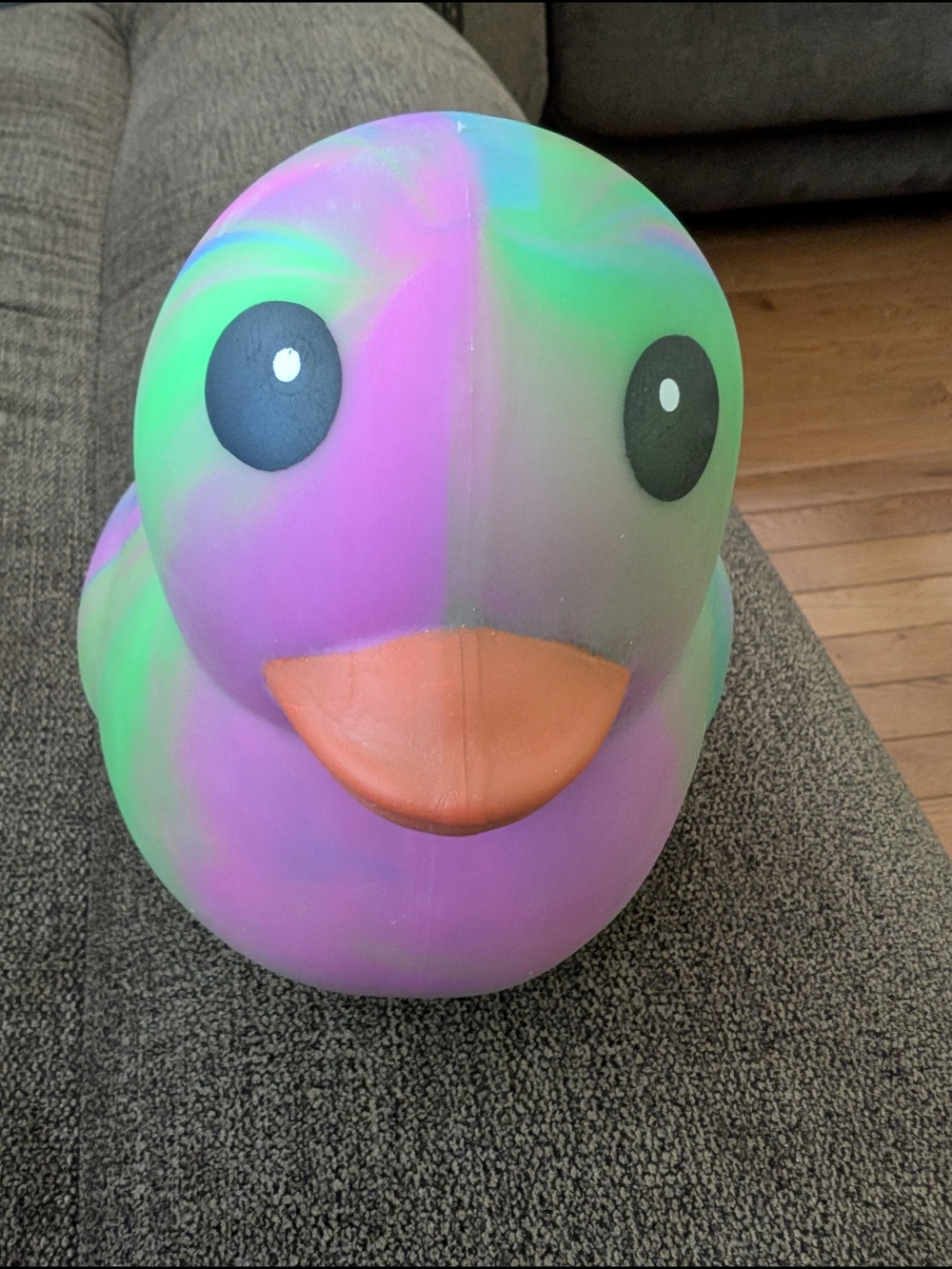 VIRAL SQUEEEZY SUNY DAYS TYE DYE SQUISHY DUCK